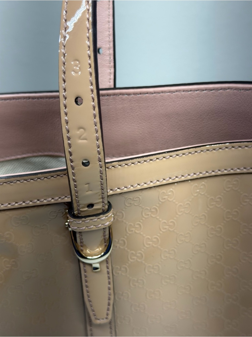 Gucci Microguccisimma Nice Patent leather tote bag - Picture 15 of 16